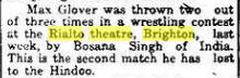 Rialto Theatre - Pinckney Dispatch 1928